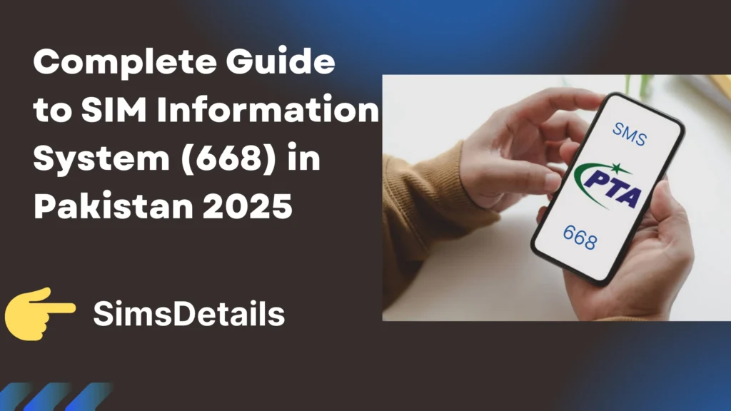 SIM Information System 668 Pakistan
